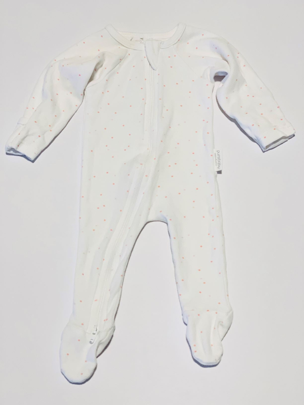 Pink dot onesie - Size 0000