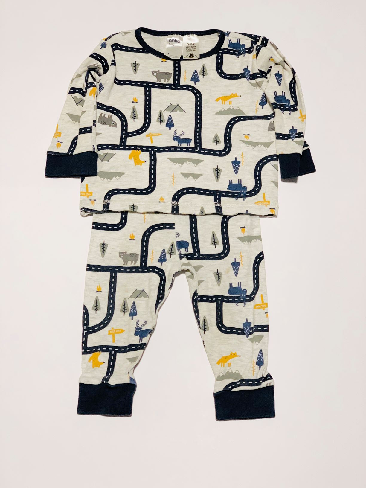 Road map pyjamas - Size 1