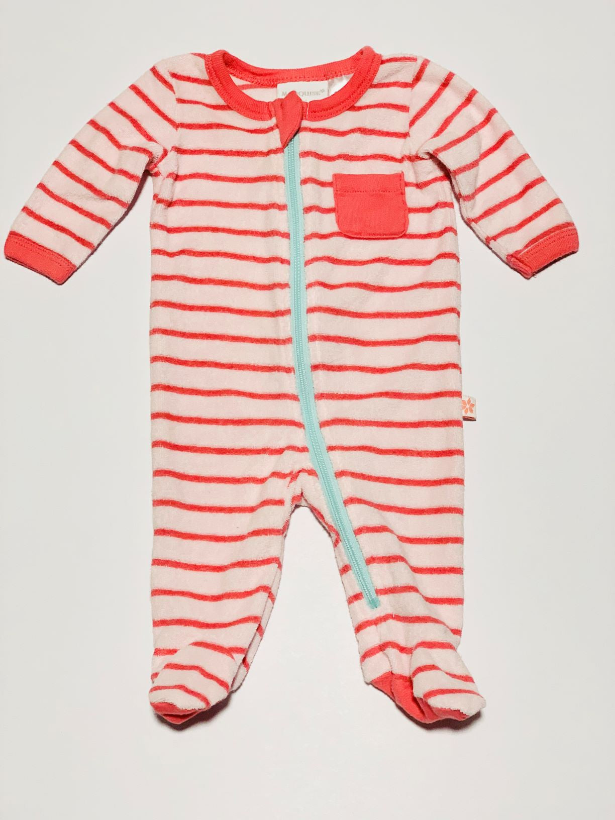 Striped terry onesie - Size 0000