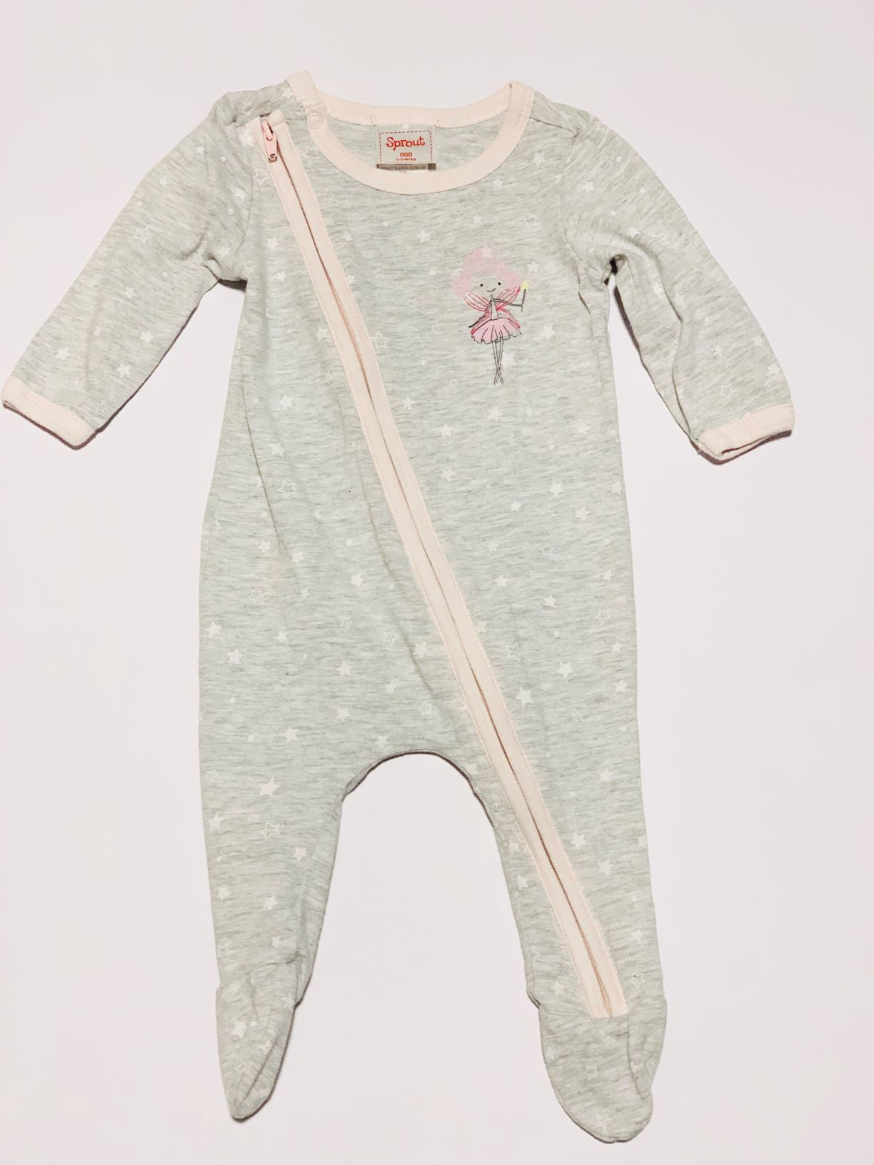 Grey fairy onesie - Size 000