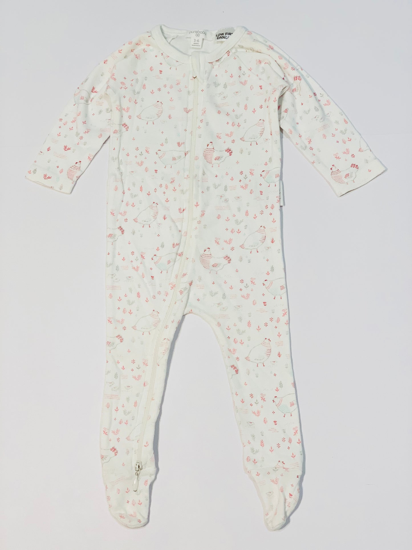 Hens zip onesie - Size 00
