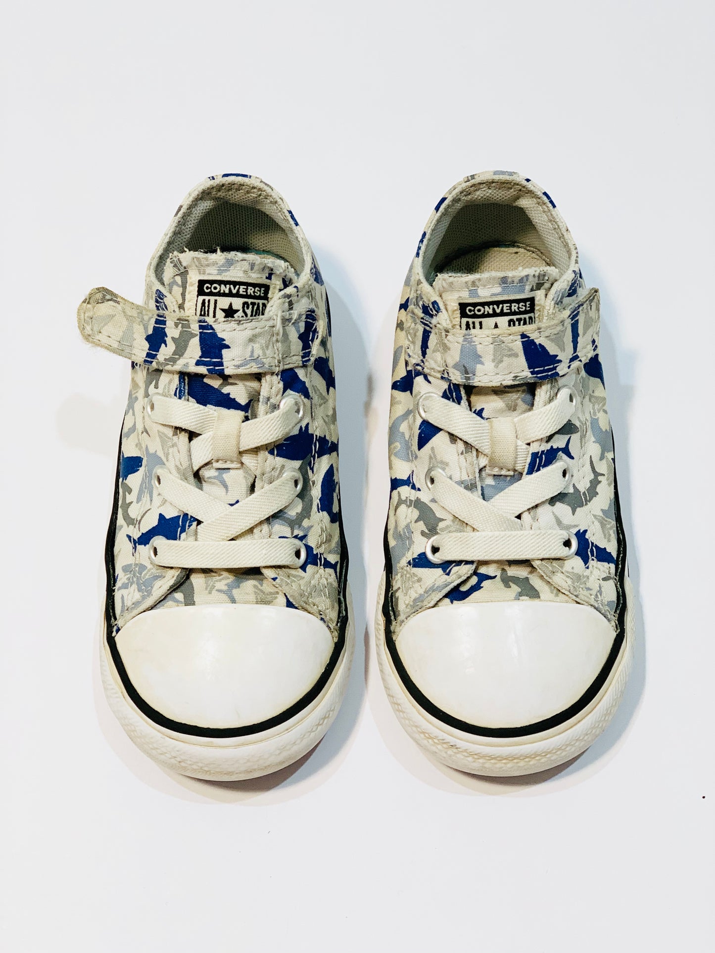 Sharks Chuck Taylors - Size US10 / EU26