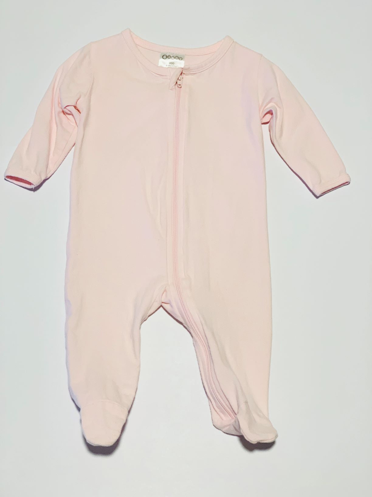 Pink zip onesie - Size 000