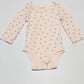 Pink hearts bodysuit - Size 000