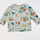 Grey animals top - Size 1