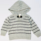 Grey knit hoodie - Size 1
