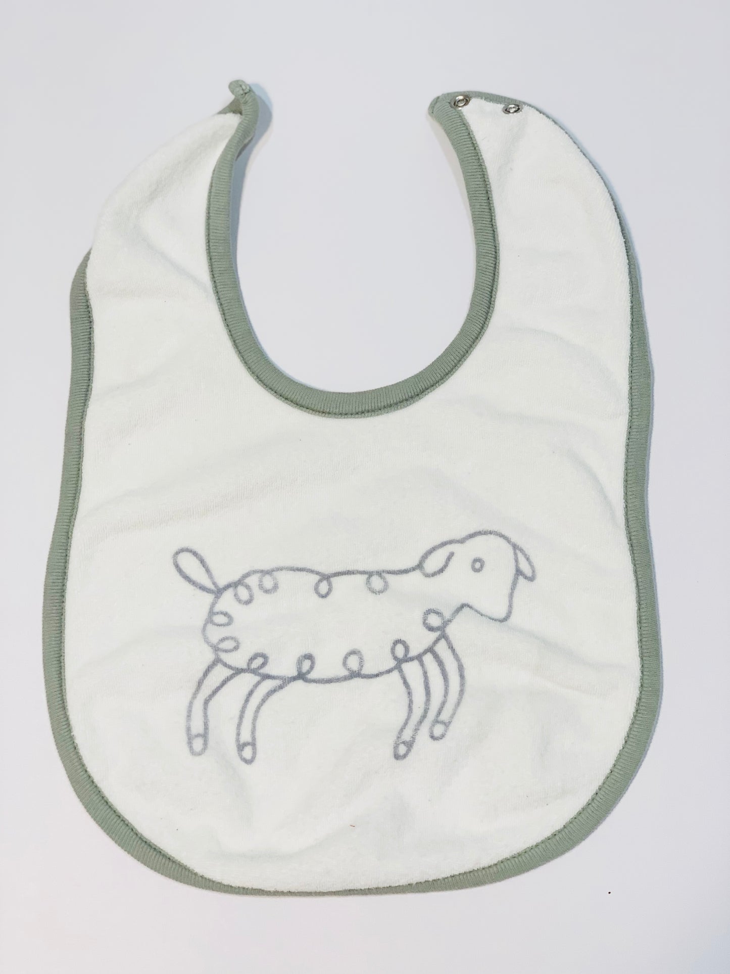 Terry towelling bib - Size 6-12 months