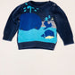 Blue whale jumper - Size 6-9 months