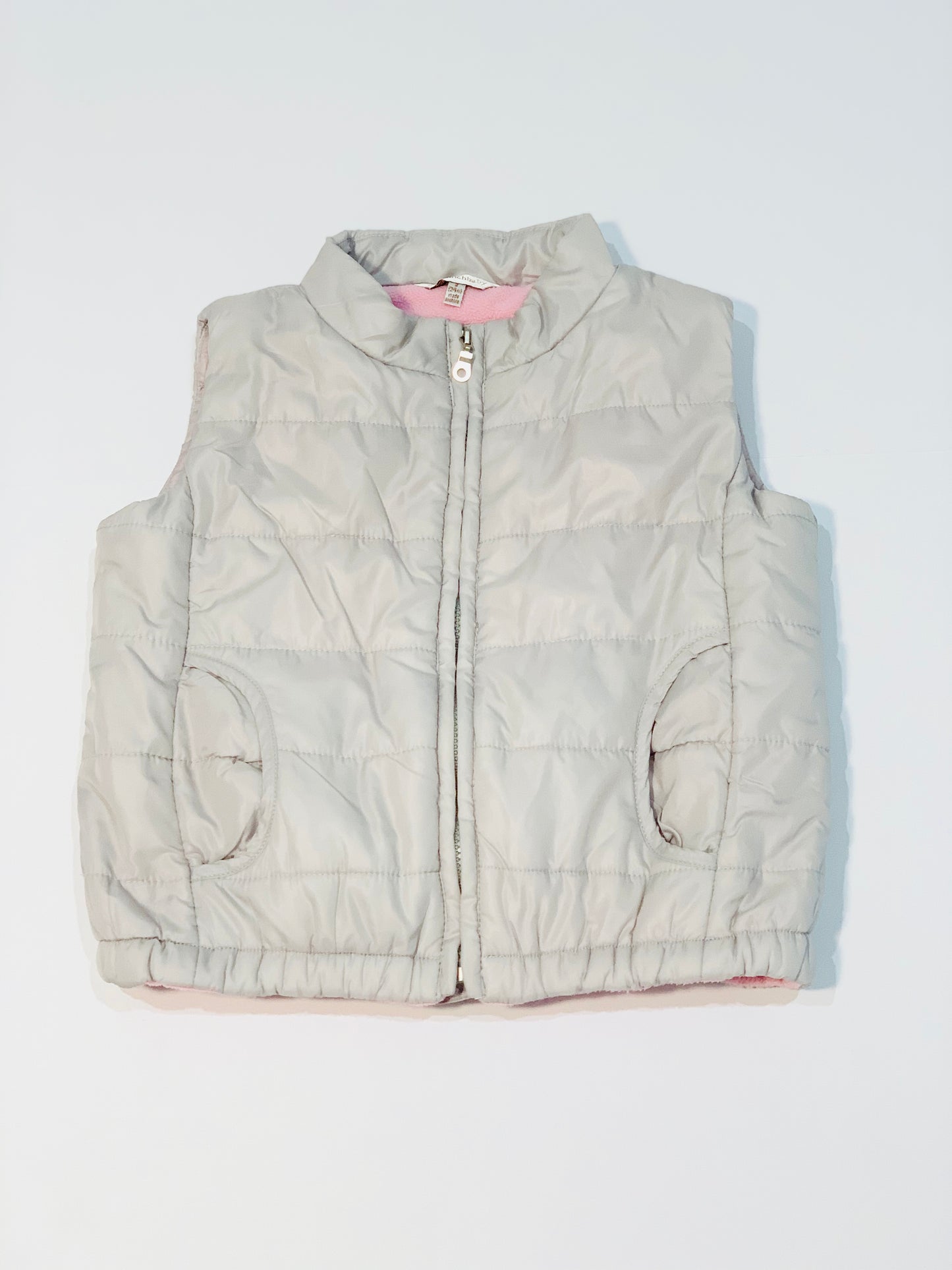 Grey puffer vest - Size 2