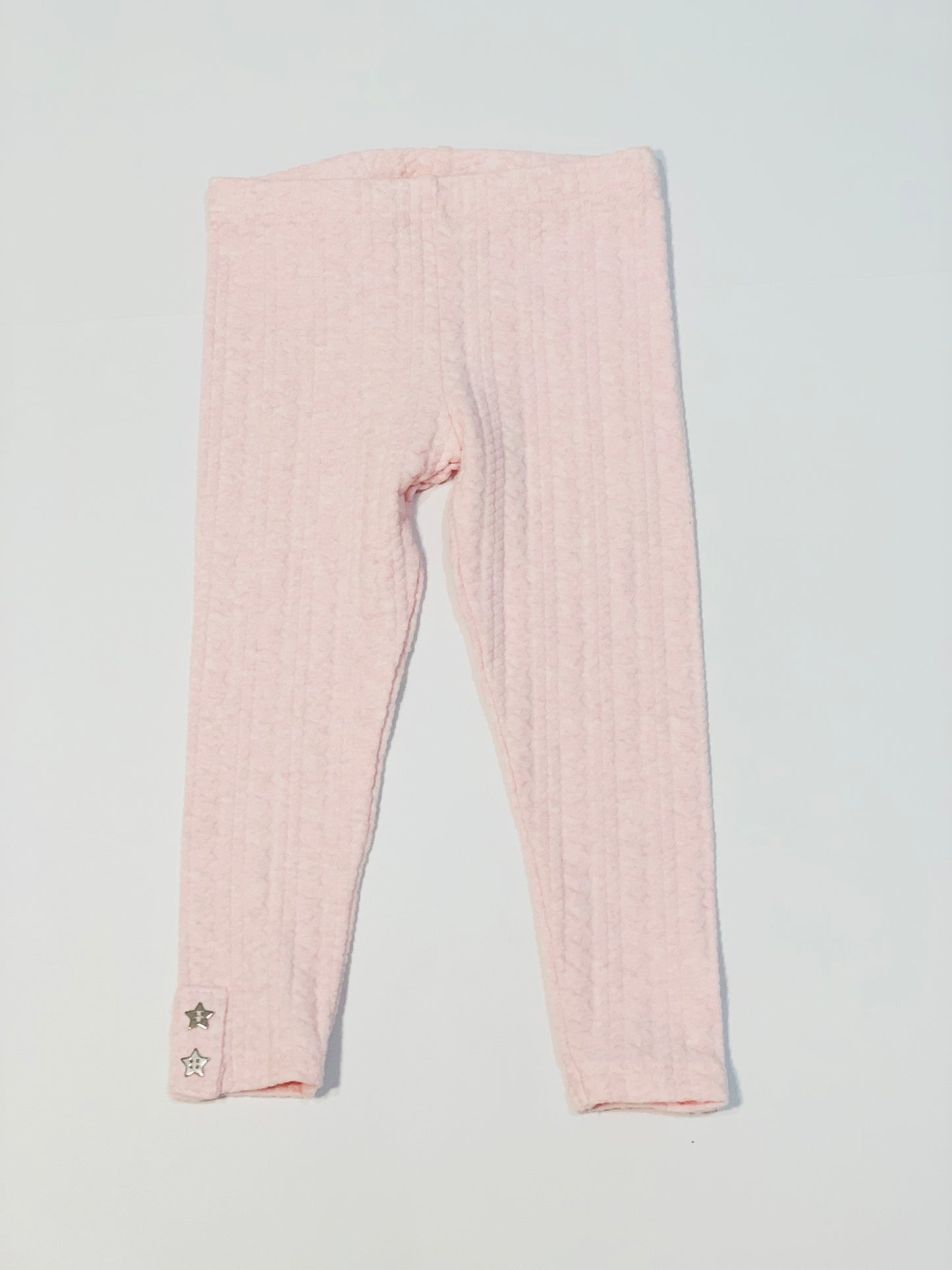 Pink stars leggings - Size 2
