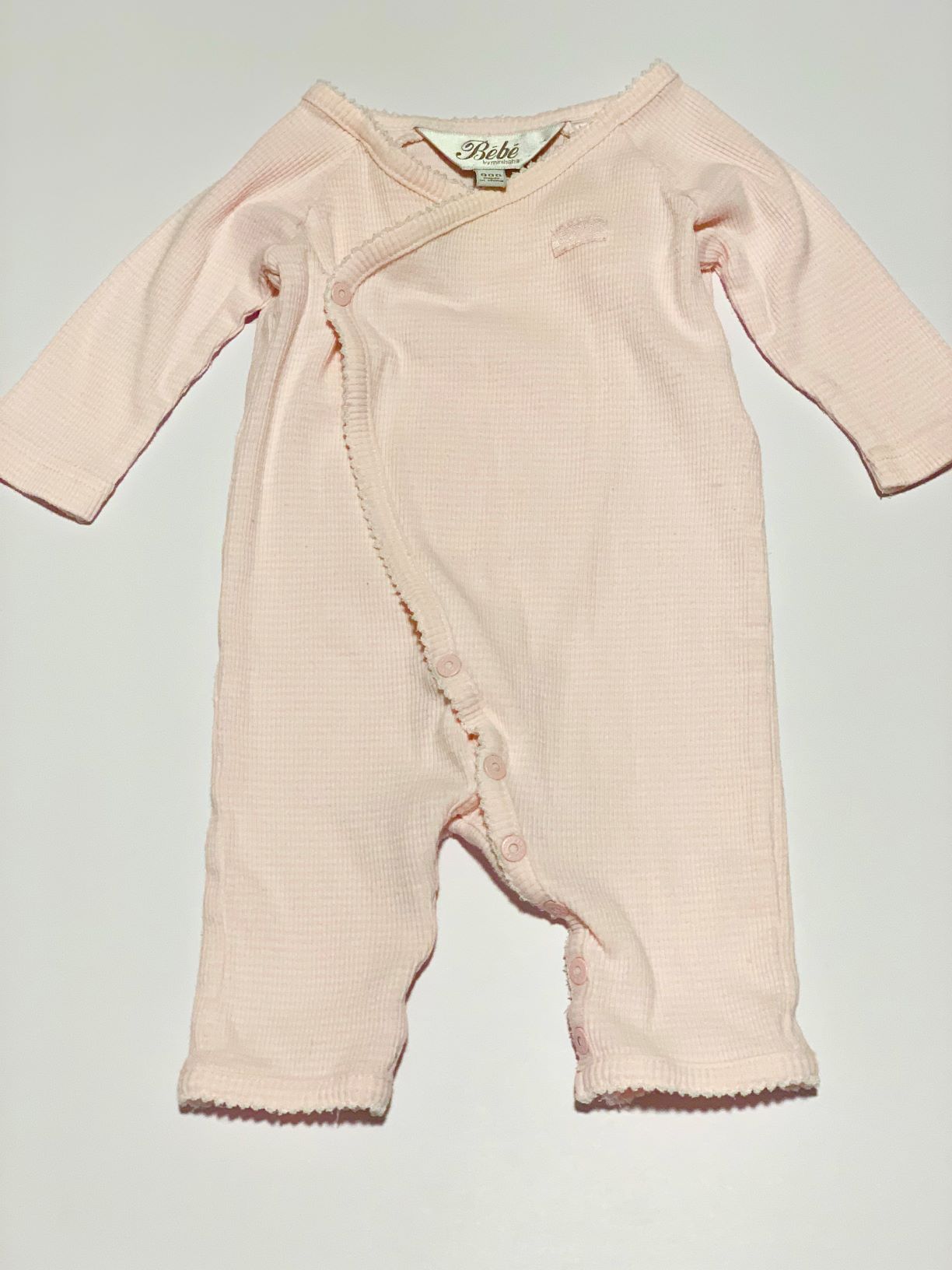 Pink stripe onesie - Size 000