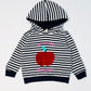 Striped sequined hoodie - Size 2