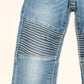Denim biker jeans - Size 3