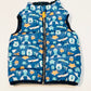 Blue animals vest - Size 2