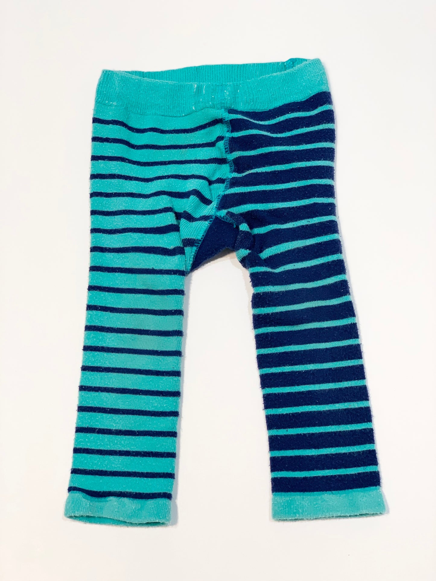 Striped lamb tights - Size 2-3