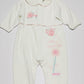 White velour onesie - Size 00