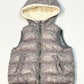 Hooded puffer vest - Size 3