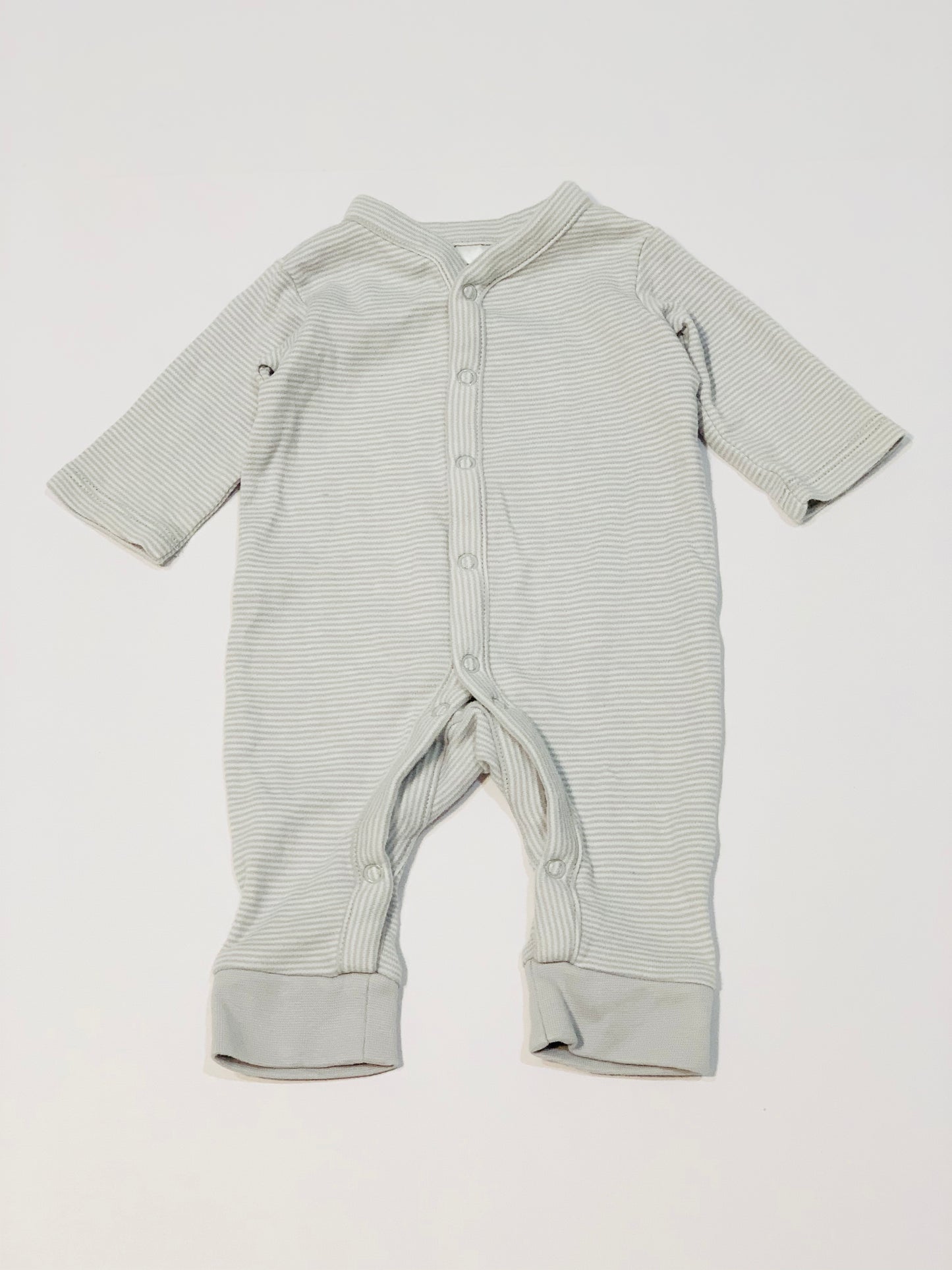 Grey stripe onesie - Size 00000