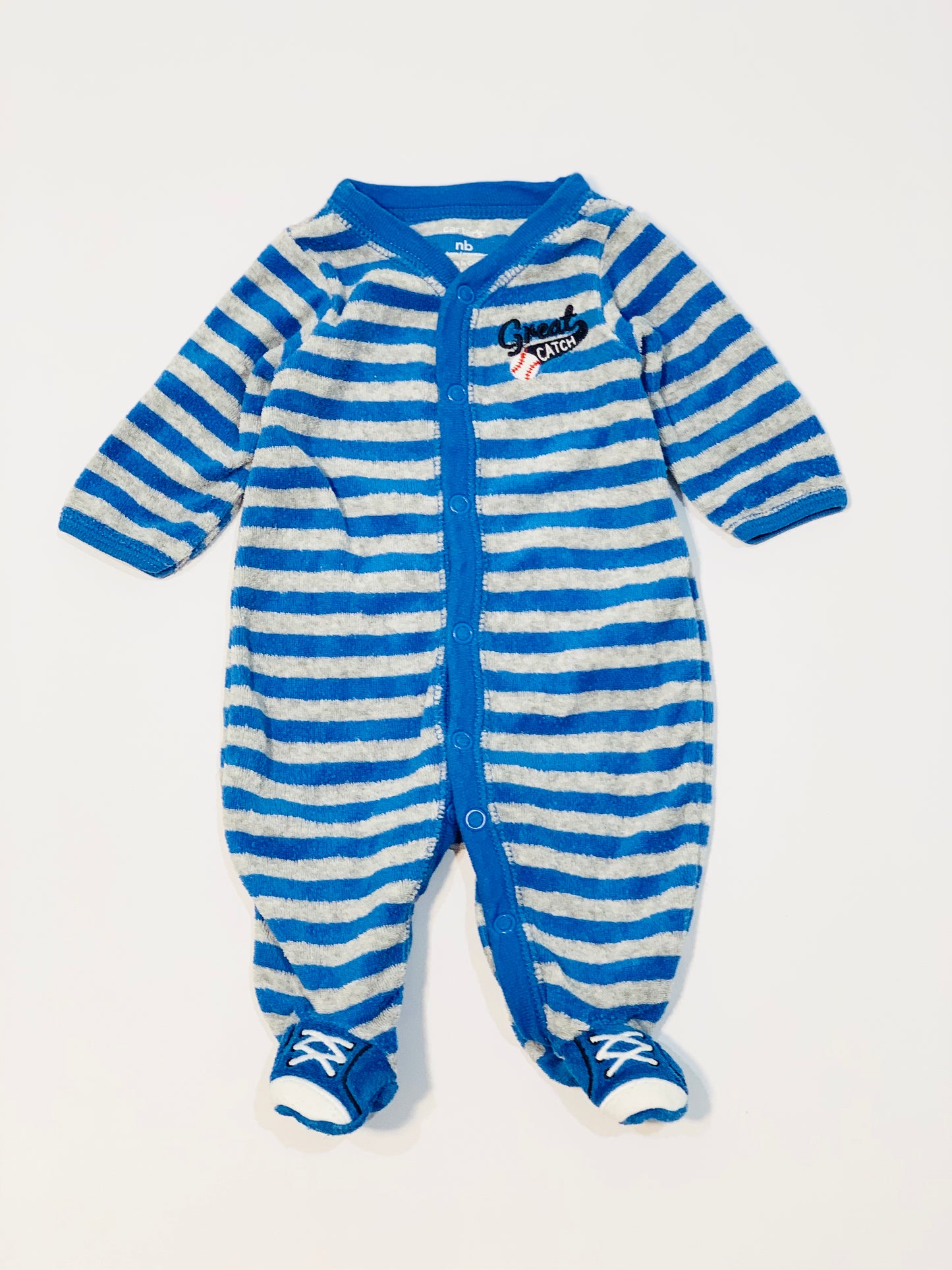 Striped terry onesie - Size 0000