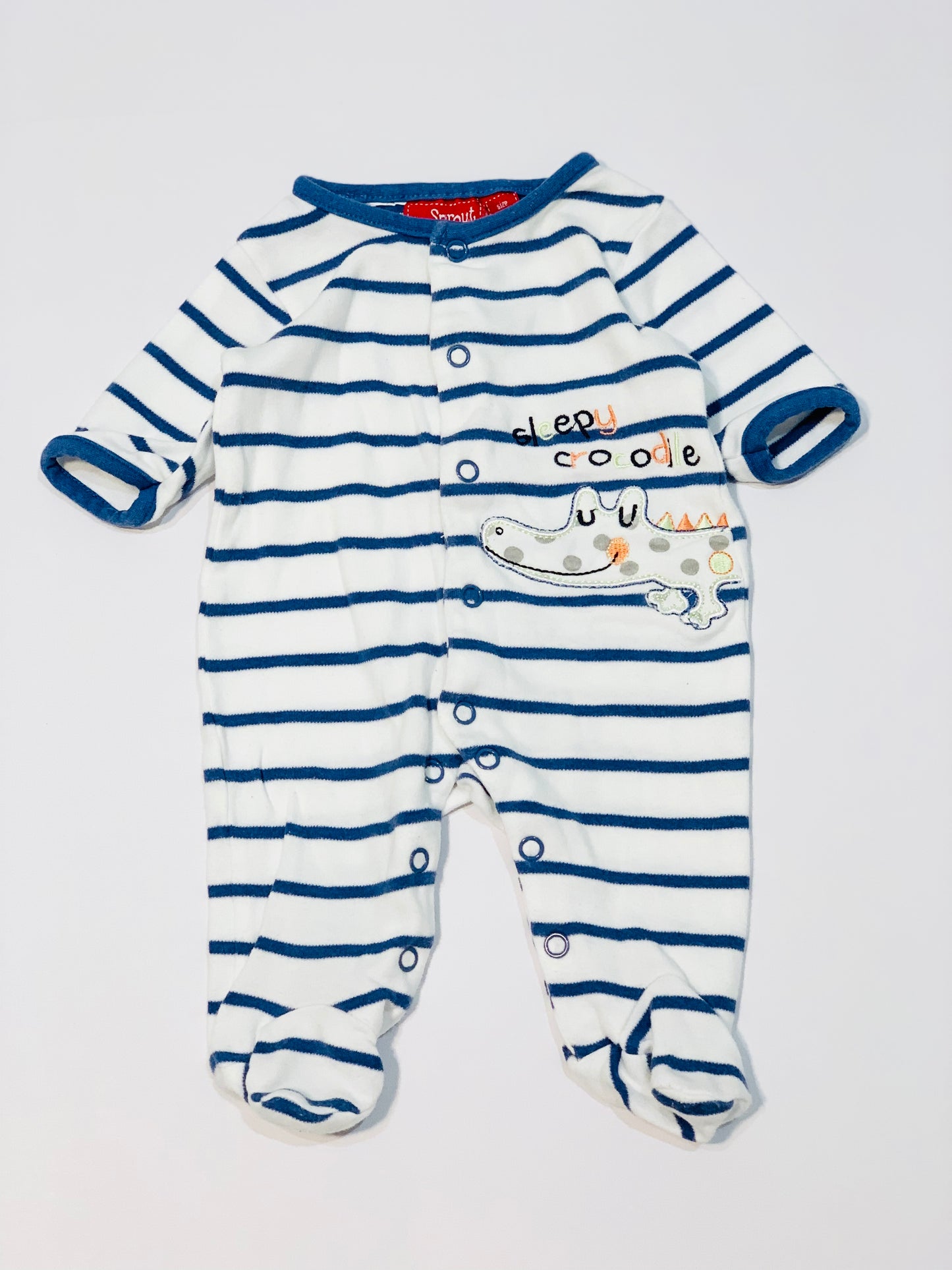 Sleepy croc onesie - Size 0000