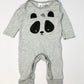 Grey panda onesie - Size 0000