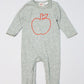 Grey apple onesie - Size 0000