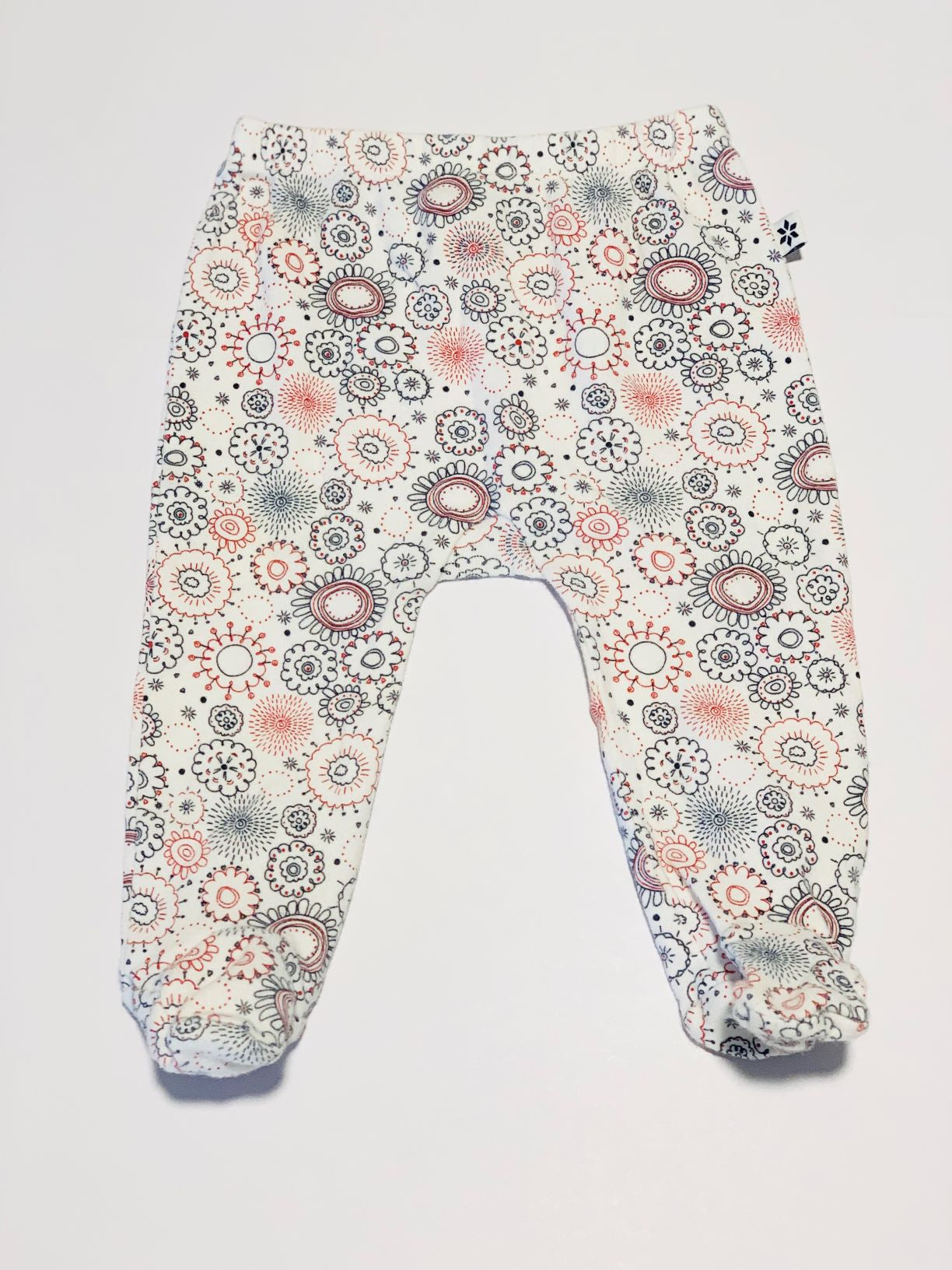 Flower footed pants - Size 00