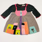 Patchwork dress - Size 6 months