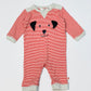 Striped dog onesie - Size 000