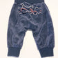 Navy velour pants - Size 00