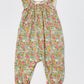 Floral romper - Size 9-12 months