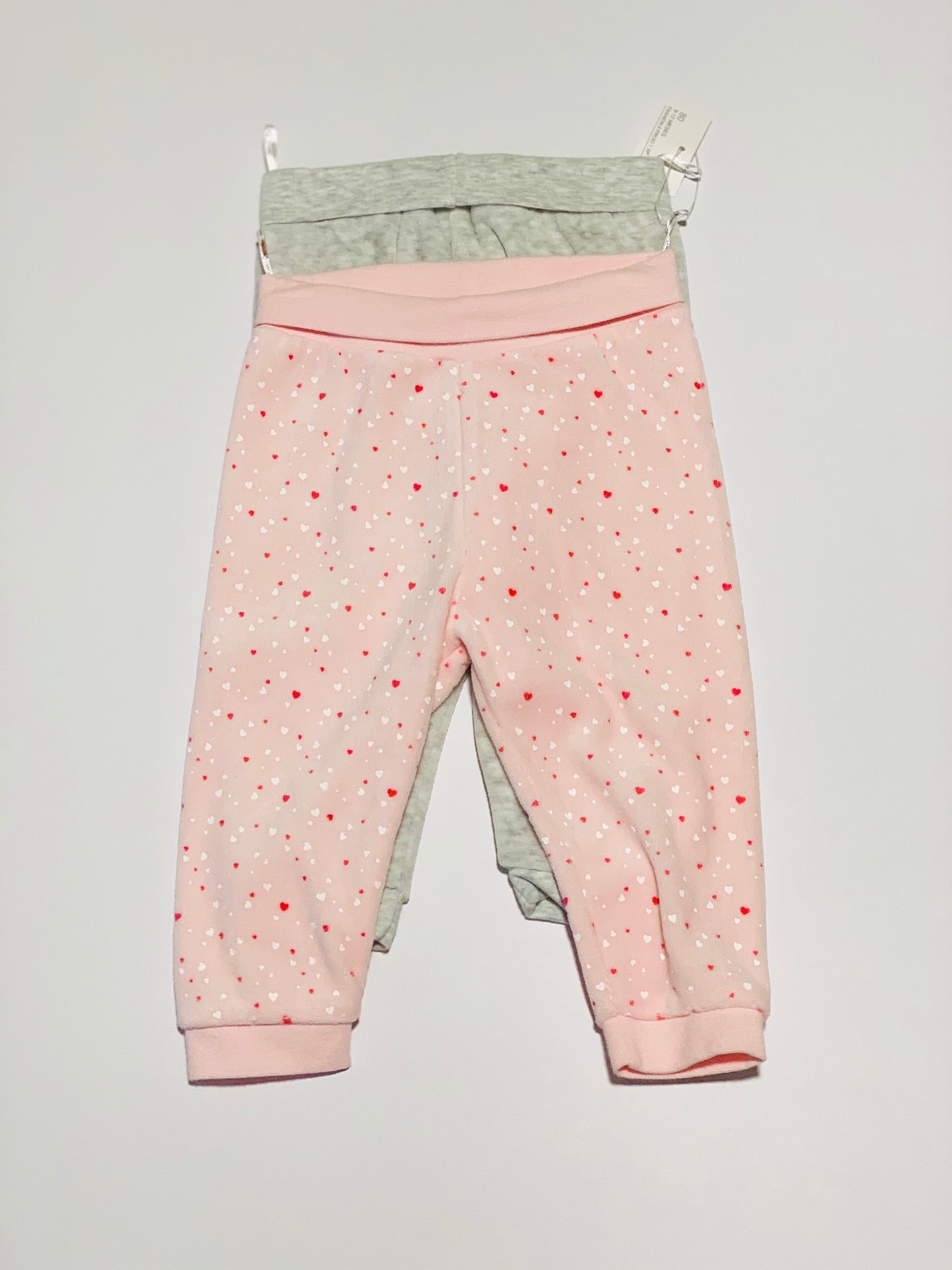 Set of 2 velour pants BNWT - Size 9-12 months