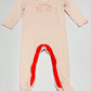Pink deer onesie - Size 0