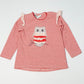 Red owl top - Size 9-12 months