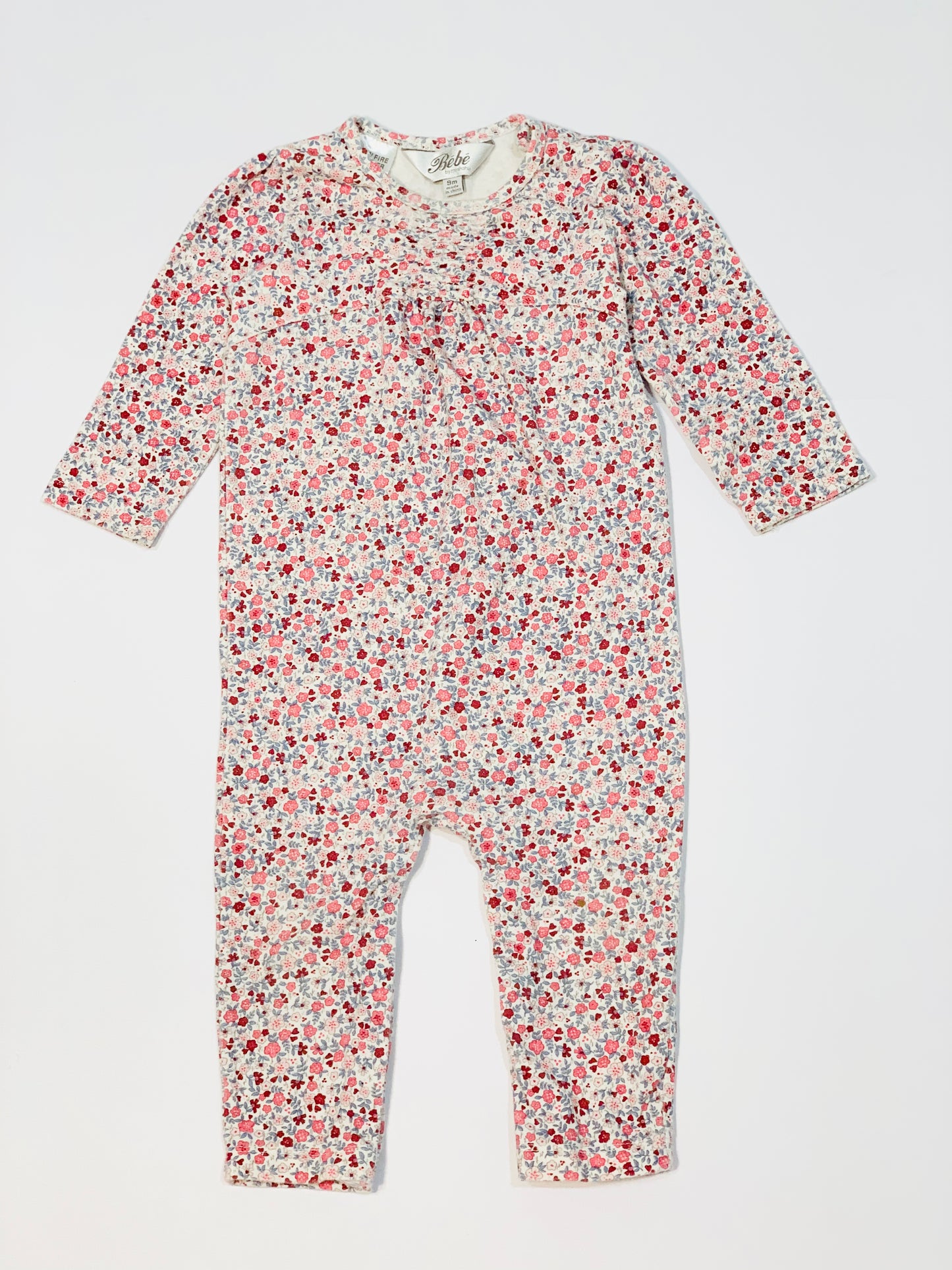 Floral onesie - Size 9 months