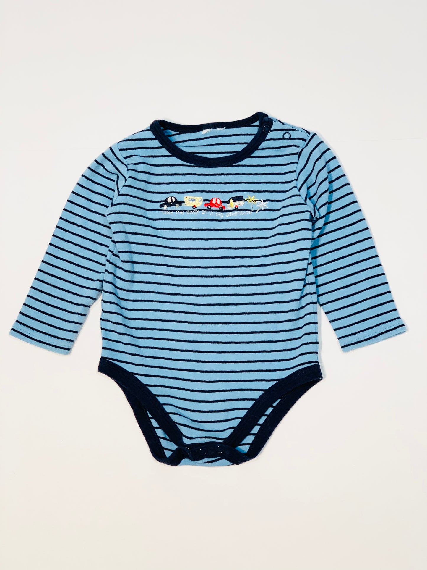 Striped vehicles bodysuit - Size 0