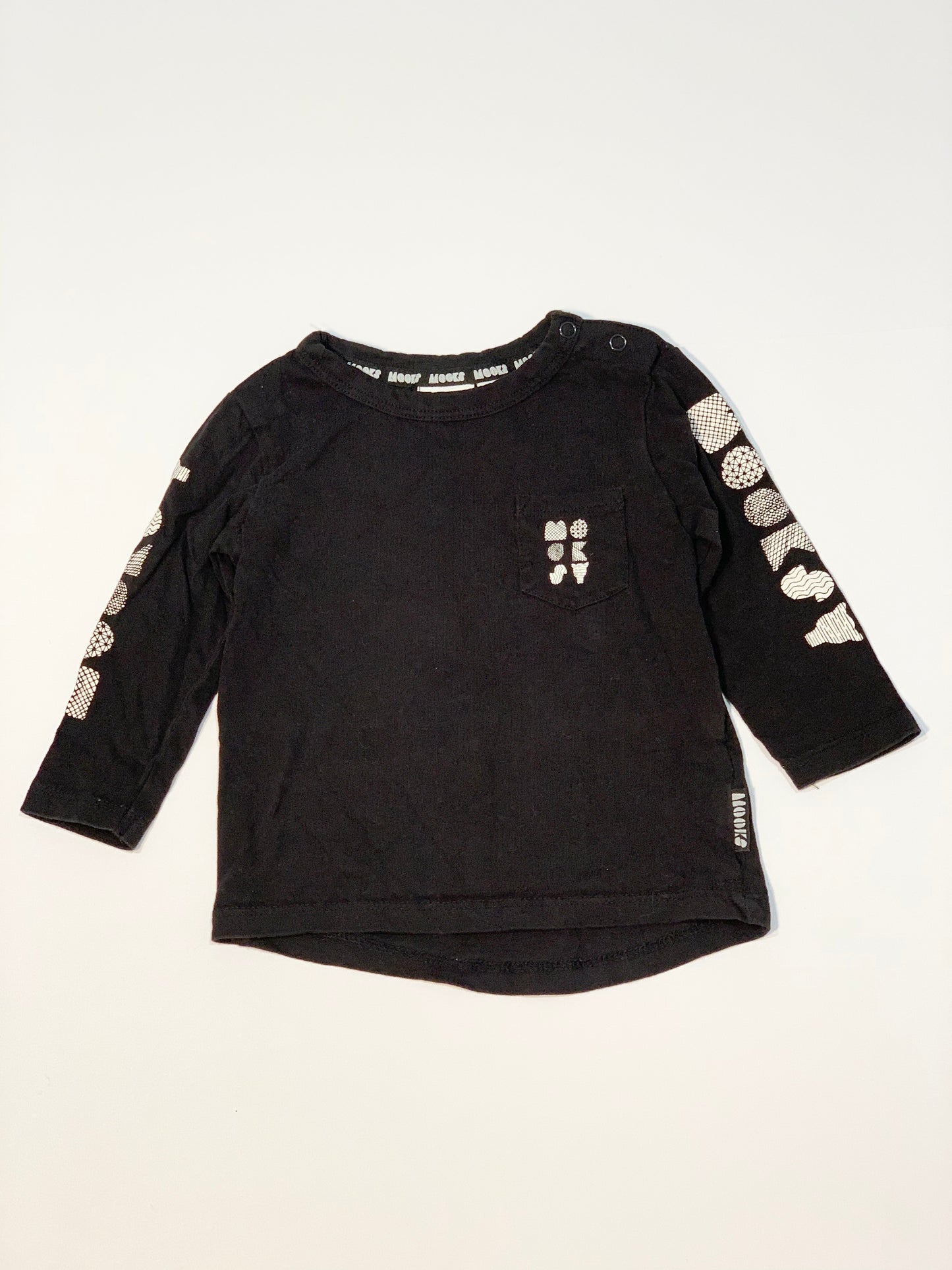 Black logo top - Size 0