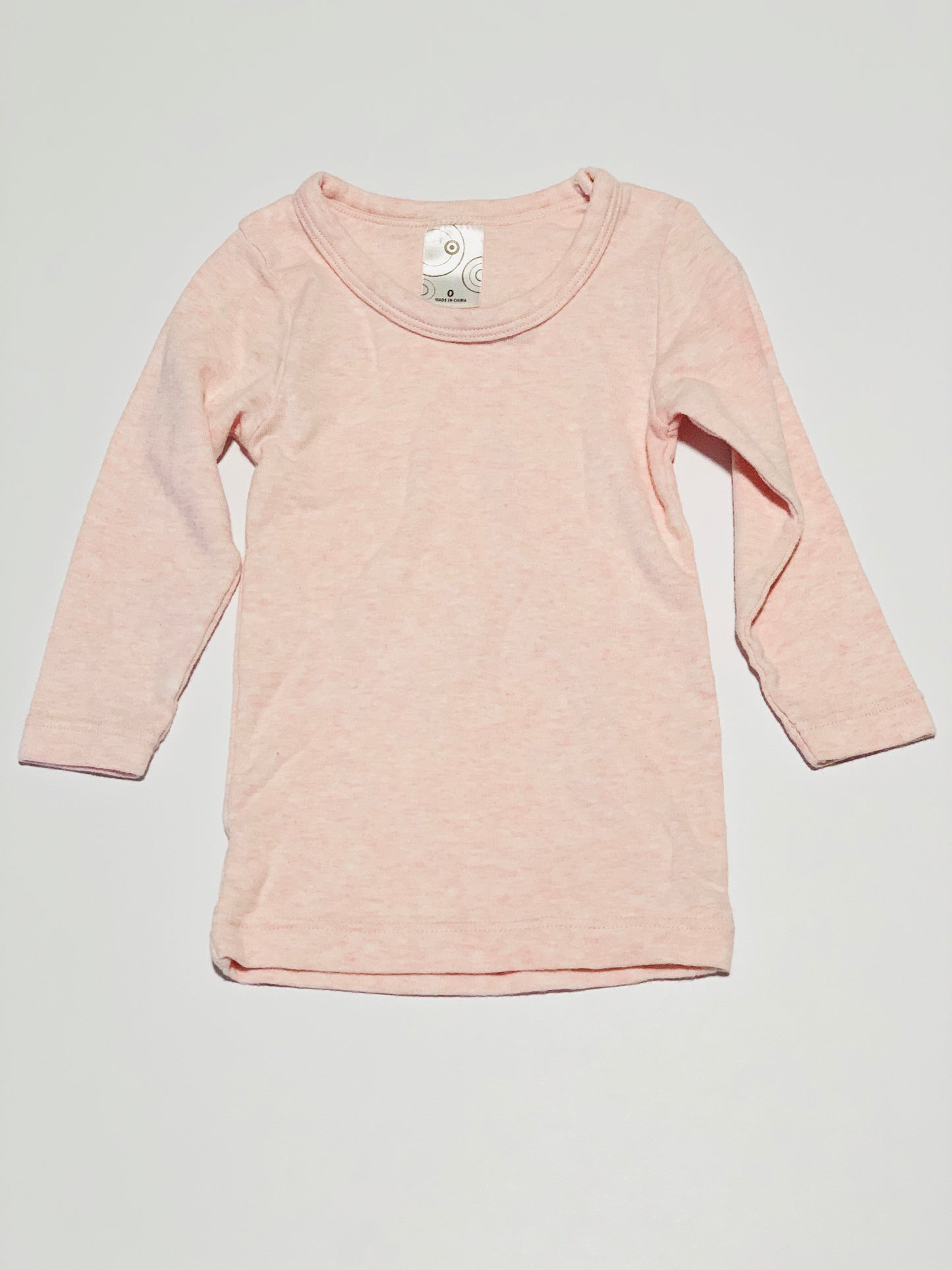 Cotton/wool pink top - Size 0