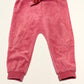 Raspberry velour pants - Size 9-12 months