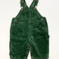 Green corduroy overalls - Size 00