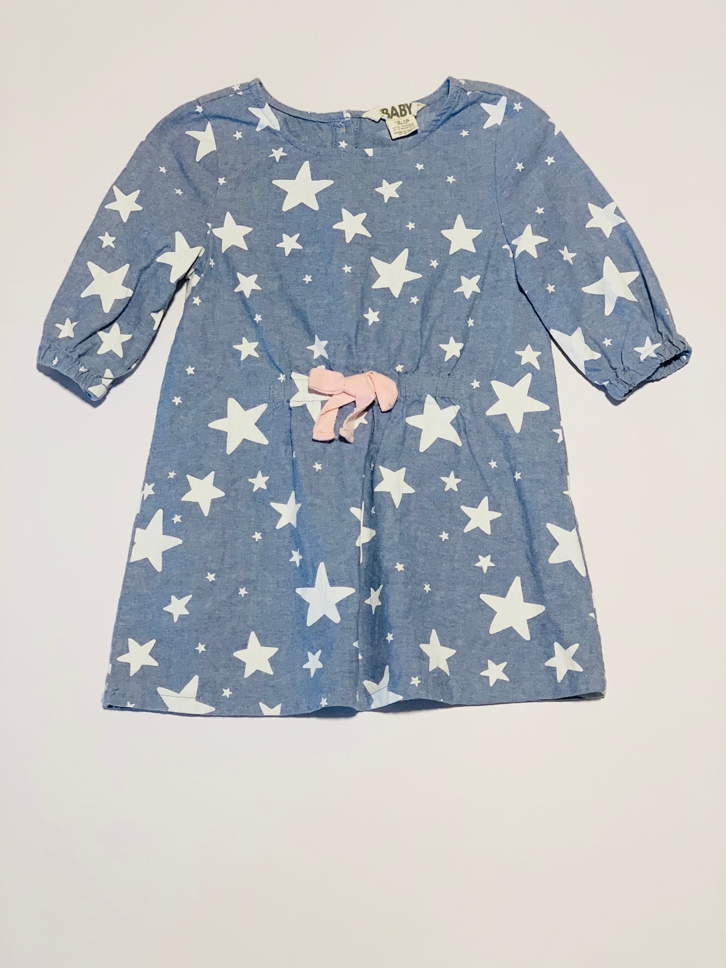 Blue star dress - Size 1