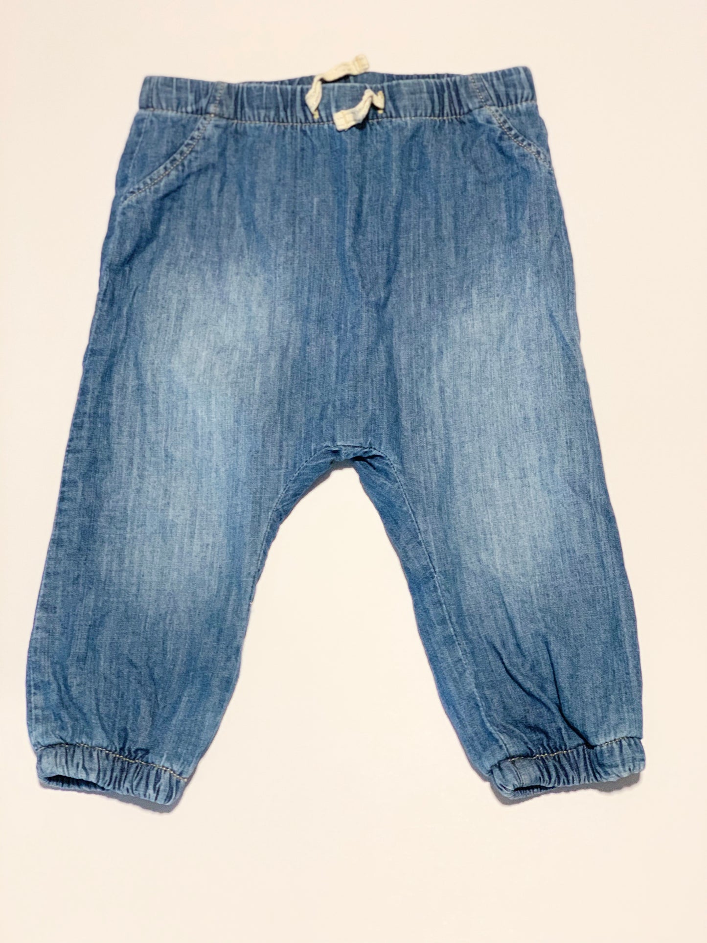 Blue denim pants - Size 18 months