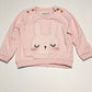 Pink bunny sweater - Size 18-24 months