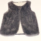 Grey fluffy vest - Size 2