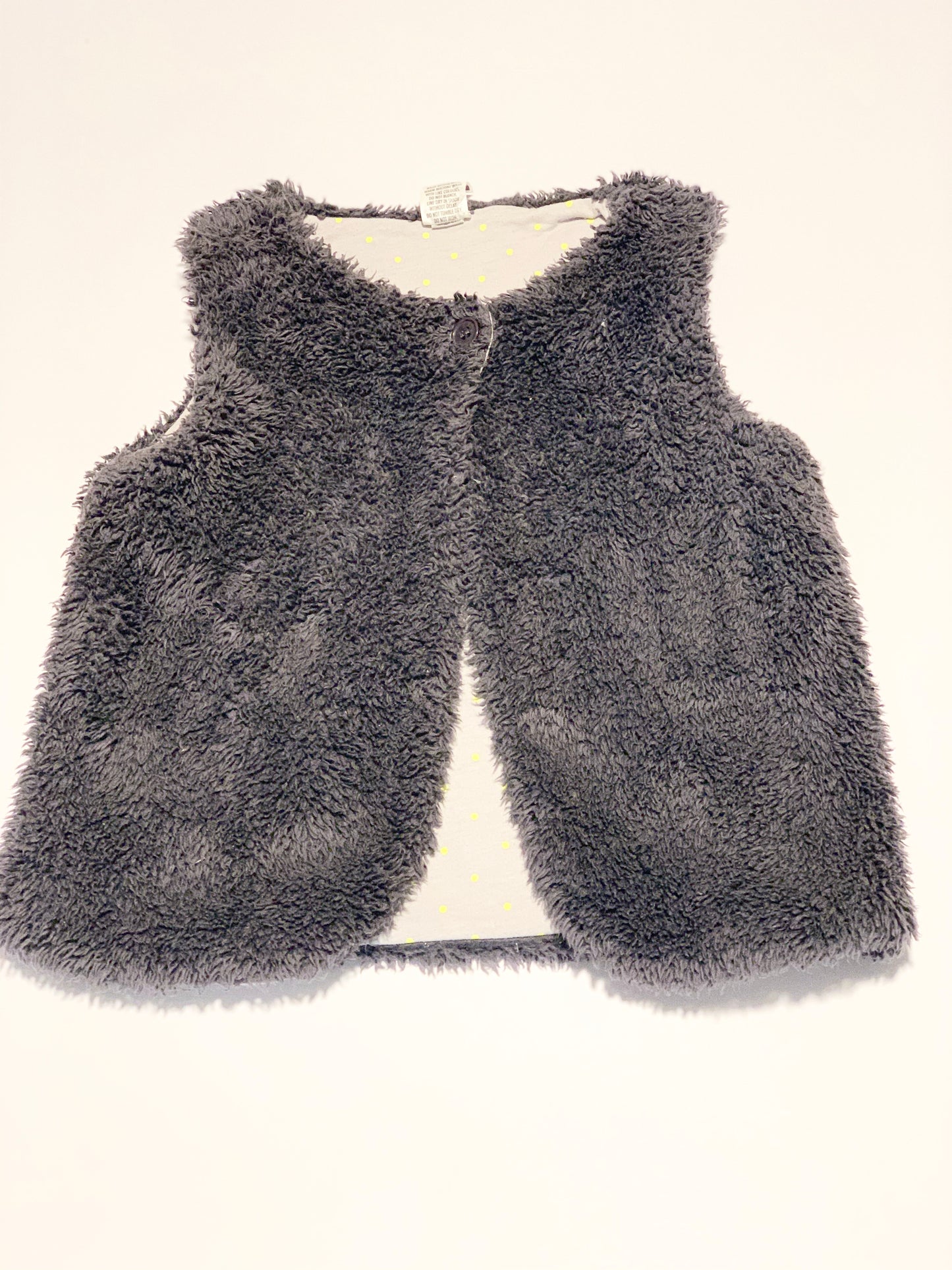 Grey fluffy vest - Size 2