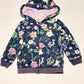Flower print hoodie - Size 2