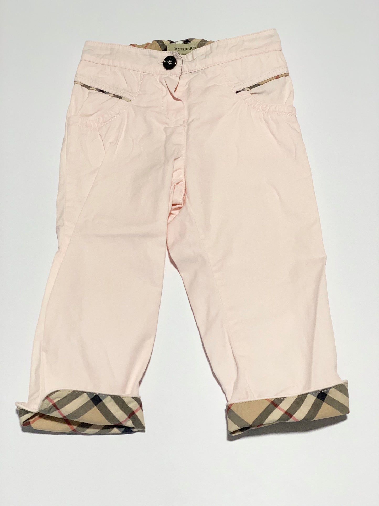 Pink cotton pants - Size 18 months