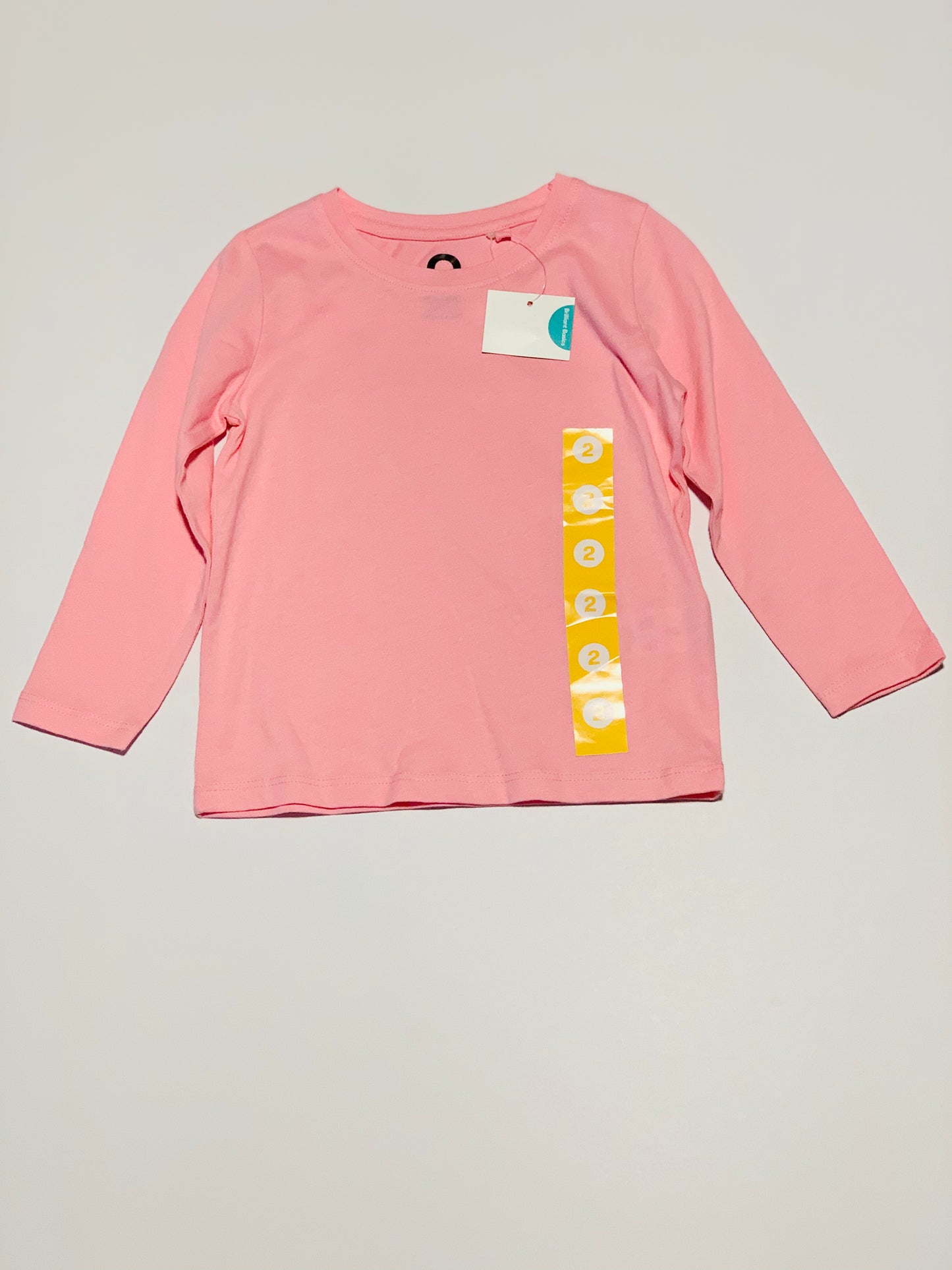 Pink long-sleeved tee BNWT - Size 2