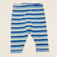 Blue striped leggings - size 0000
