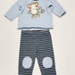 Blue monkey set - size 00